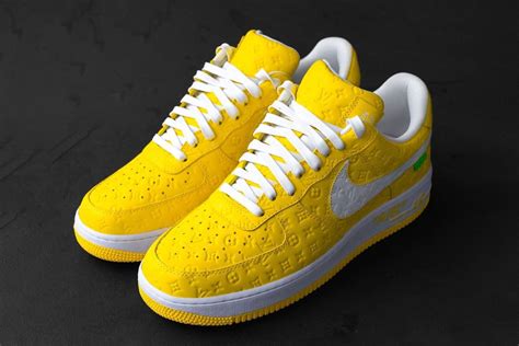 louis vuitton air force 1 yellow